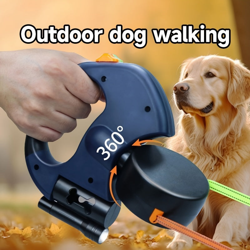 Solid Metal Double-Ended Dog Leash for Small Dogs