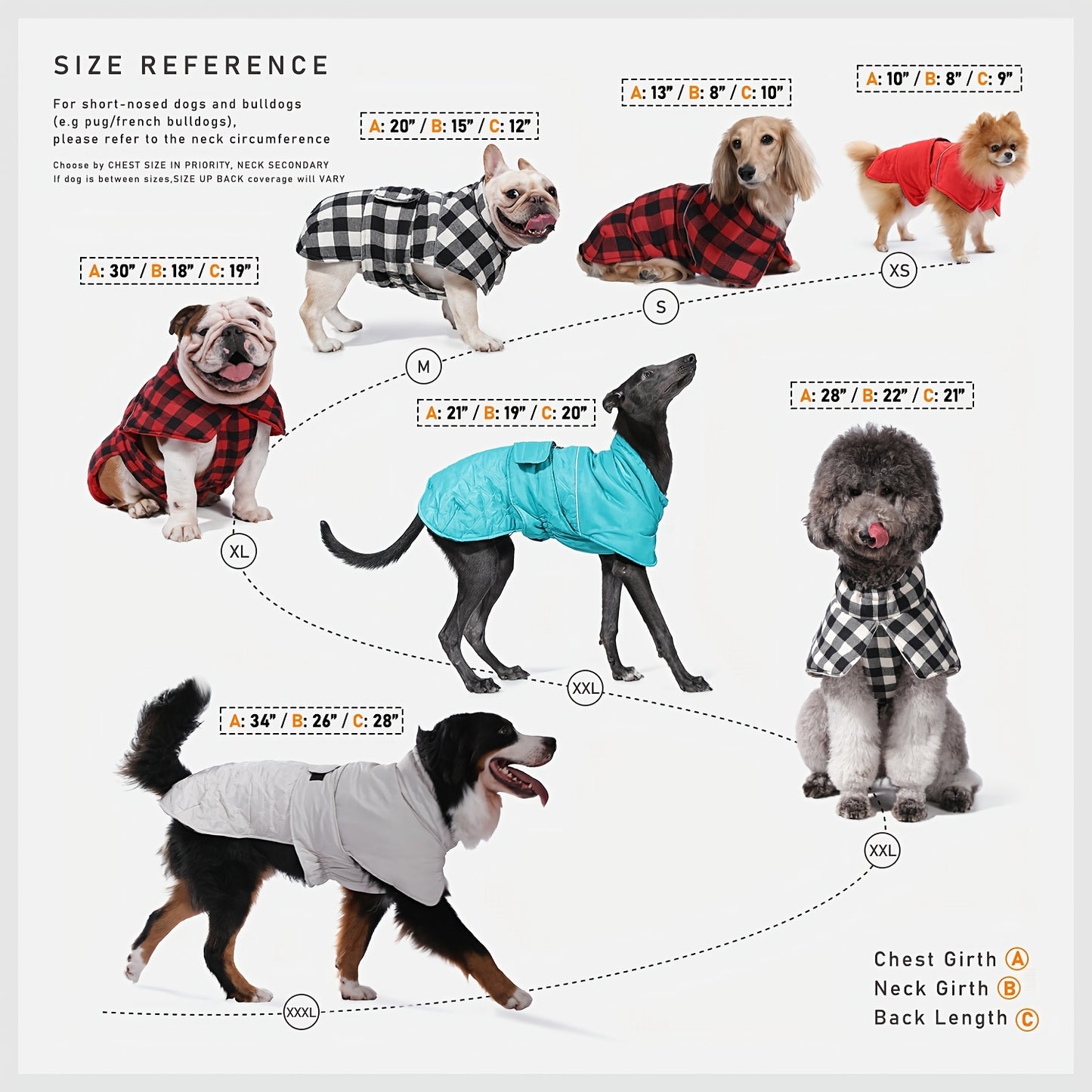Reversible Dog Winter Coat - Waterproof Insulated Jacket